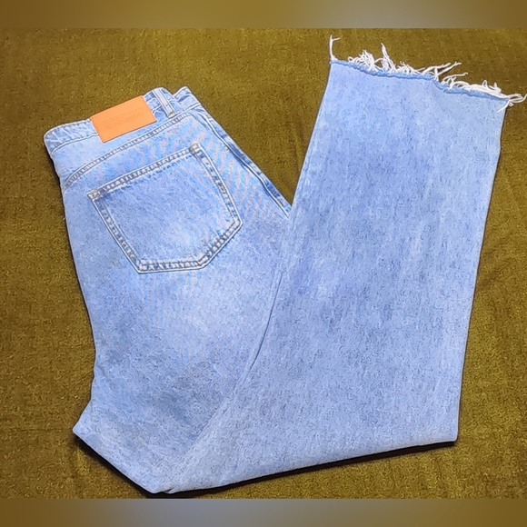 Princess Polly Size 8 EUC High Rise Wide Leg Jeans 29" Length - Picture 2 of 4